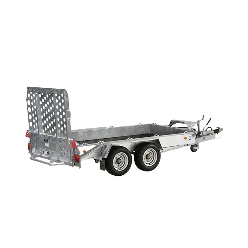 Ifor Williams GH1054 — Twin-axle plant trailer available for hire from Glyn Lomas Agri/Plant Services