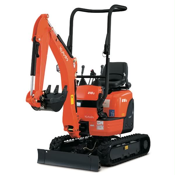 Kubota U10-3 — Micro excavator available for hire